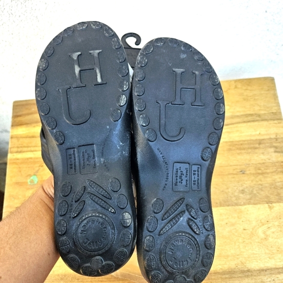 Hawaiian Jellys Ultra Comfort O'o Black Lava Unisex Sandals Women's Siz… - Picture 16 of 16